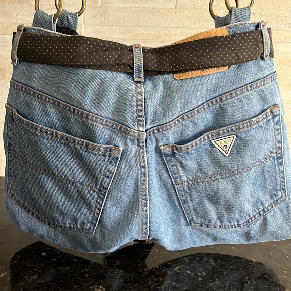 - Unique Vintage Y2K, large,Guess Jean , Jeans purse - Picture 4 of 16